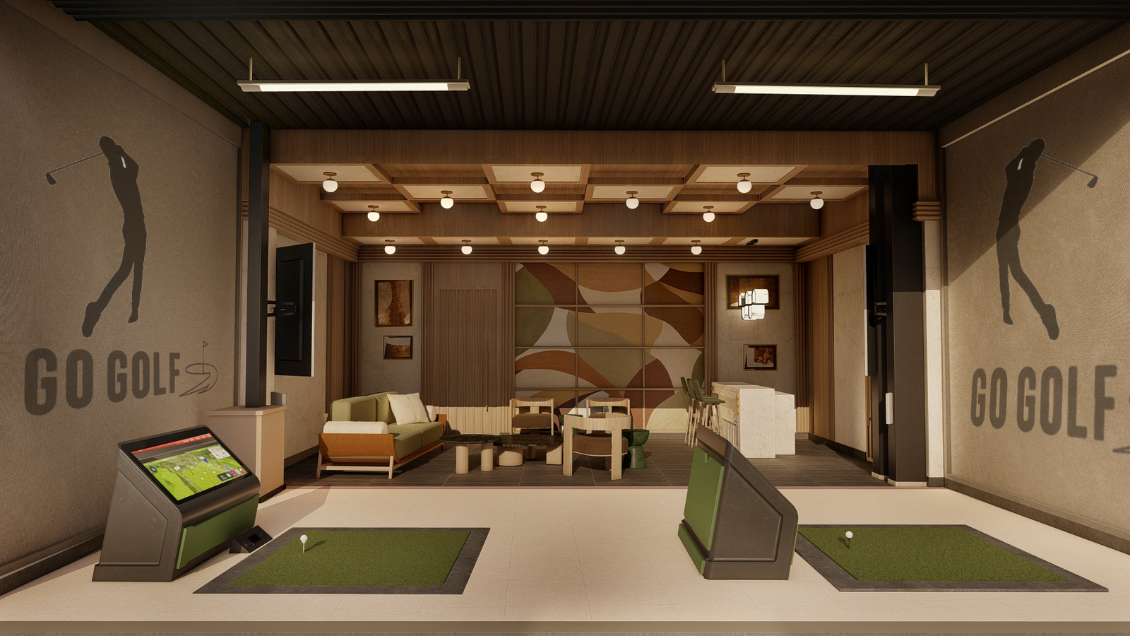 DRIVING RANGE - VIP GOLF BAYS